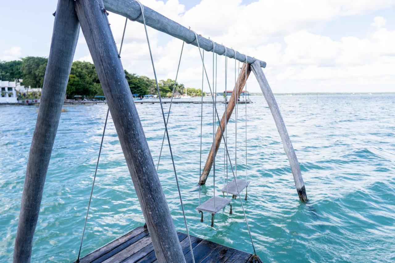 Exclusive Palafito @ Bacalar Lagoon Front Exterior foto